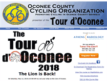 Tablet Screenshot of oconeecycling.org